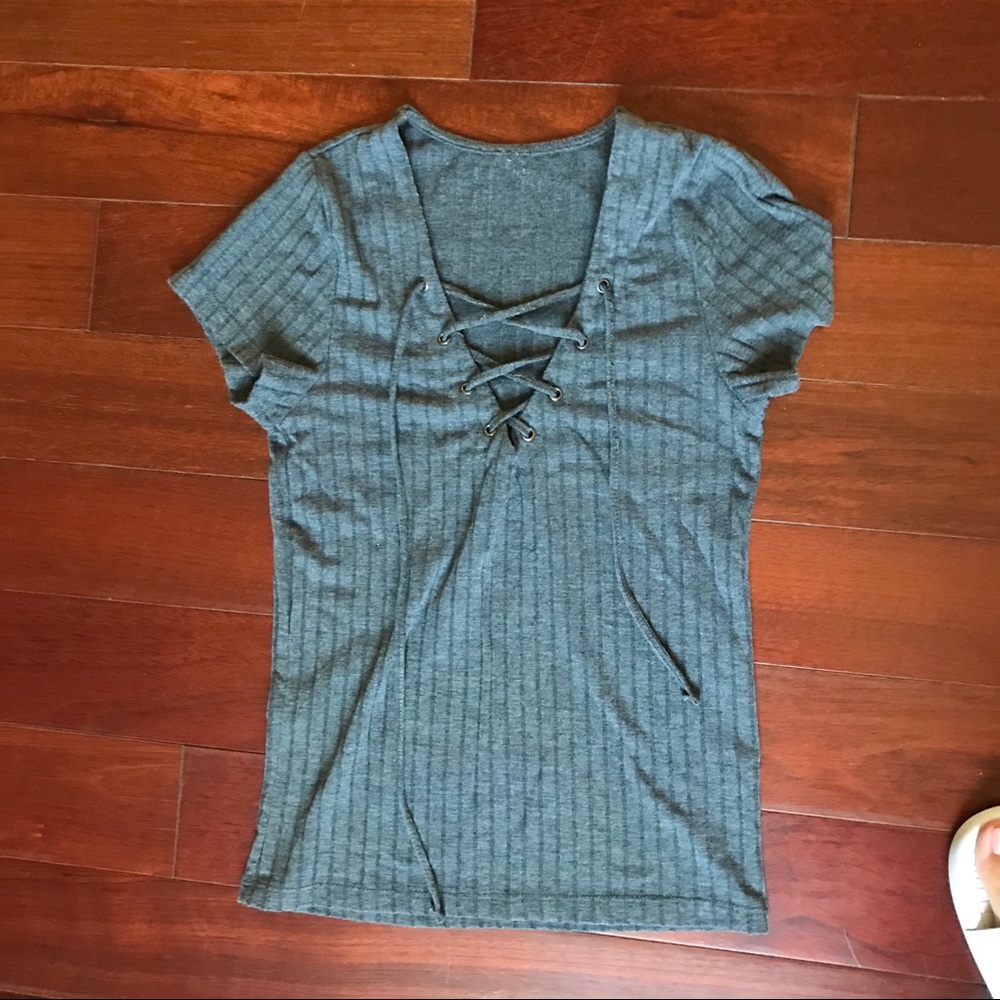 Tie up t-shirt